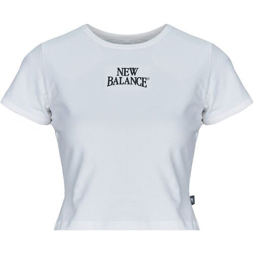 New Balance Majice s kratkimi rokavi LINEAR HERITAGE RINGER TSHIRT Vijolična Slike