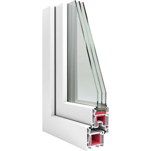  Prozor za podrum RISOR Bijeli 120 x 60 cm PVC i staklo - Bijeli 120 x 60 cm (trostruki sloj) Nagibanje i okretanje lijevo Slike