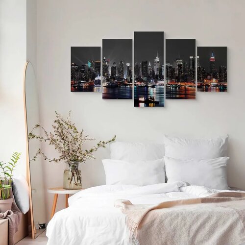  Slika - Grey sky 100x50 Premium Print Slike