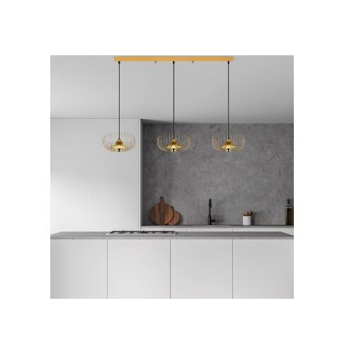 Opviq Luster Karsortel-N-641-3, zlatne boje Slike