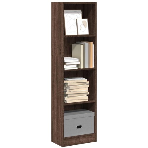  Regal za knjige boja hrasta 40x24x143 cm konstruirano drvo Cijene