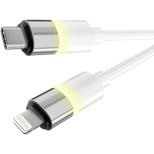 Avax Kabl CB314 Glowy / USB-C to Lightning / 27W / 1 m / White Cene