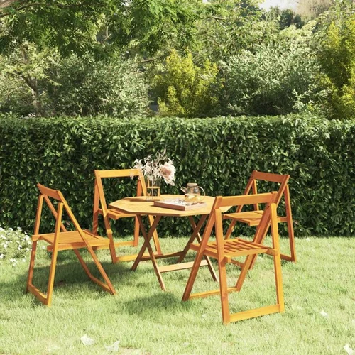  Zložljivi vrtni stoli 4 kosi trden akacijev les, (20963874)