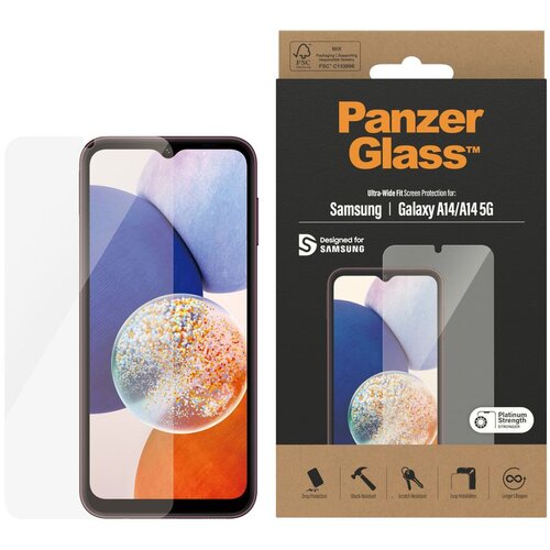 PanzerGlass zaštitno staklo za Samsung Galaxy A14/A14 5G ultra wide fit Cijene