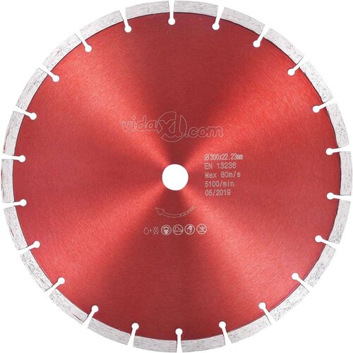 vidaXL Diamantni rezalni disk iz jekla 300 mm Cene