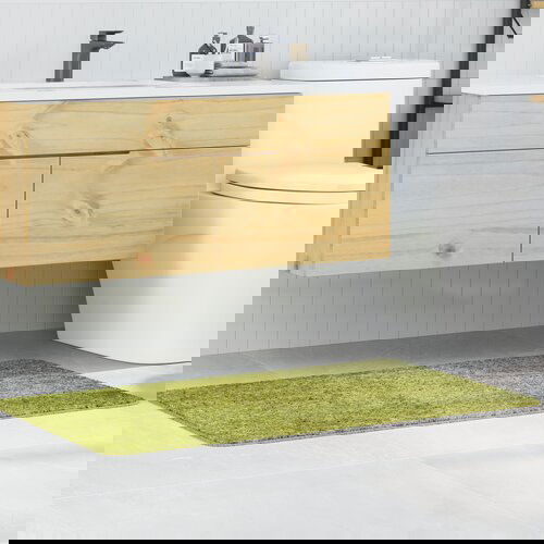 VidaXL Zelena Pamuk 70 x 120 cm Prostirka Pravokutna Moderna Slike