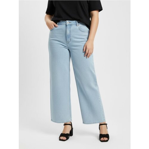 Sinsay Wide leg traperice s ispranim efektom Plus size Cijene