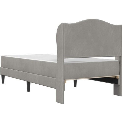  Okvir za krevet 2 kom. Svjetlosiva 90 x 190 cm Bar&amp;scaron;un - Svjetlosiva 90 x 190 cm Slike