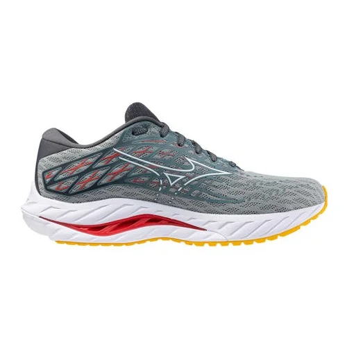 Mizuno Wave Inspire 20 Running Shoes, Abyss/White/Citrus - 48.5, (21564032)