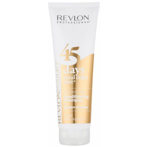 Revlon Professional Revlonissimo Color Care šampon in balzam 2 v 1 za srednje in temno blond lase brez sulfatov 275 ml
