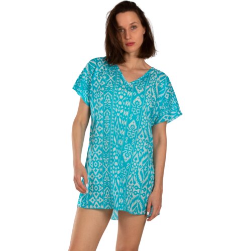 AKER Kaftan za plažu tirkizni Cene
