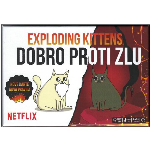 Exploding Kittens Exploding kitten INC Družabna igra Explovne Muce: Dobro proti zlu Slike