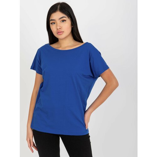 Fashion Hunters Women's T-Shirt Fire - blue Slike