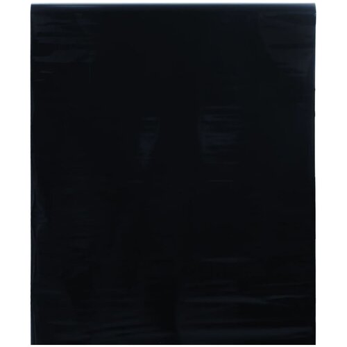 vidaXL Folija za okna statična matirana črna 60x2000 cm PVC Cene