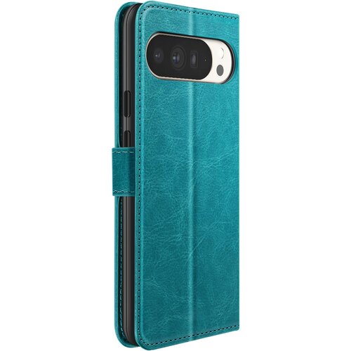 Oem Mayaxess, Denarnica za Google Pixel 10 Pro XL z zapestnim trakom in funkcijo stojala, Turkizna, (5000208852) Cene