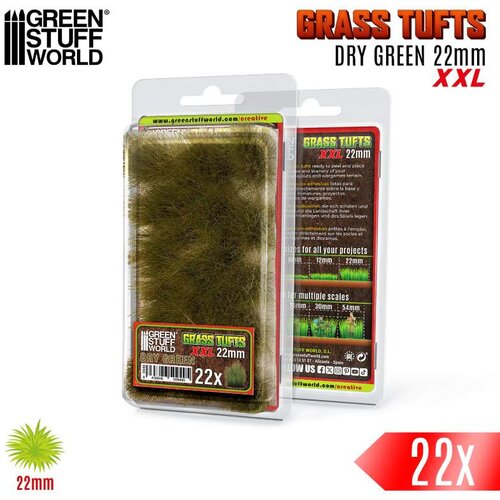 Green Stuff World Grass Tufts XXL 22mm Dry Green | Buseni trave XXL 22mm suvo zeleni Cene