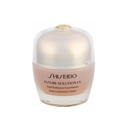 Shiseido Future Solution LX Total Radiance Foundation puder 30 ml odtenek N4 Neutral poškodovana škatla