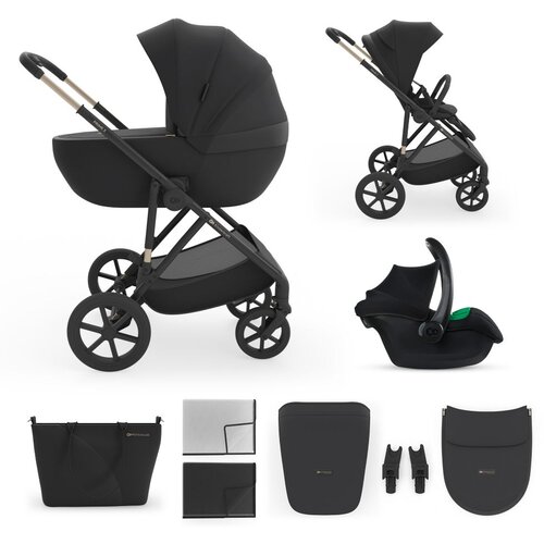 Kinderkraft Kolica Prime3 PRO 3u1 Venetian Black Slike