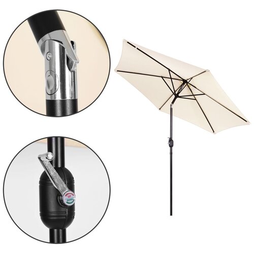 Modern Home Moderan suncobran ModernHome 270 cm - Bež Slike