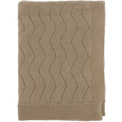 S&amp;ouml;dahl Smeđa pletena deka 130x170 cm Gentle &amp;ndash; Slike