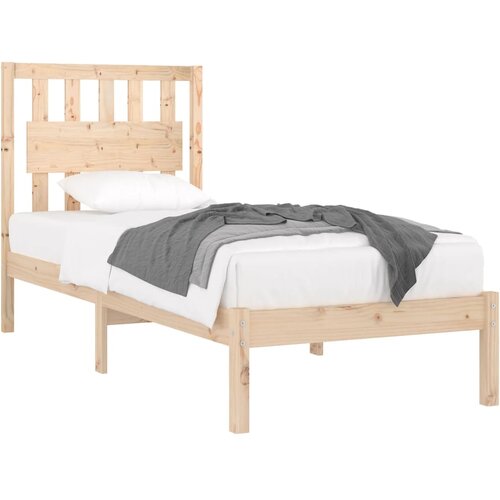  Okvir za krevet od masivnog drva 90 x 190 cm jednokrevetni Slike