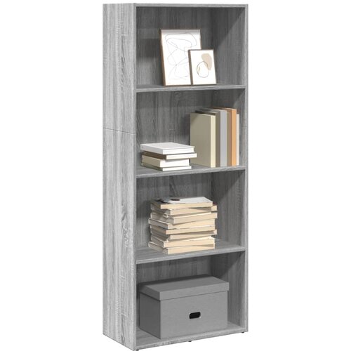 VidaXL Regal za knjige boja hrasta 60x30x152 cm konstruirano drvo Slike