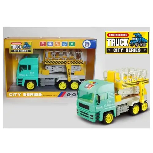 Magic Toys Model tovornjaka z dvižno platformo z lučjo 37cm Cene