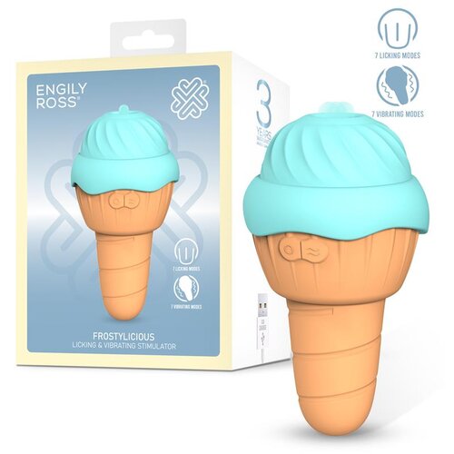 ENGILY ROSS Frostylicious Stimulator with Licking & Vibration Cene