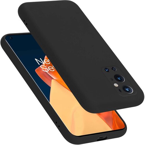 Cadorabo Ohišje je združljivo z OnePlus 9 PRO in tekoča črna barva - Zaščitni ovitek iz prožnega silikona TPU, (20860078) Cene