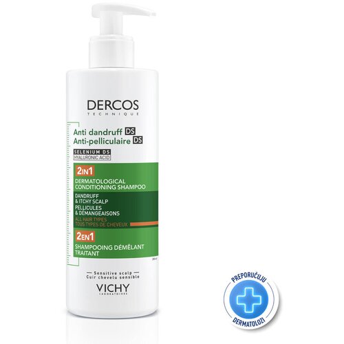 Vichy dercos šampon protiv peruti DS 2 u 1, 390 ml Cene
