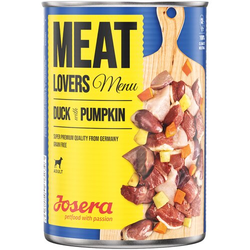 Josera Varčno pakiranje Meatlovers meni 12 x 800 g - Raca & buča Cene