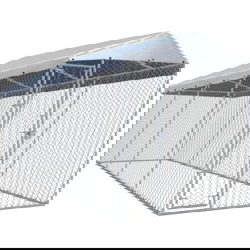  Vanjski kavez za pse s krovom 760 x 190 x 225 m Slike