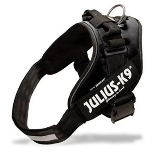 Julius-K9 ® Power oprsnica - crna - Veličina 1: 66 - 85 cm opseg prsa
