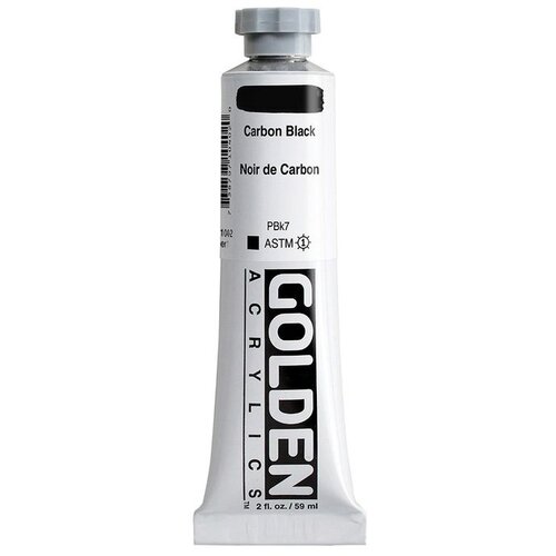  GOLDEN Heavi Bodi Akrilna boja 148 ml | 1040 carbon black Slike