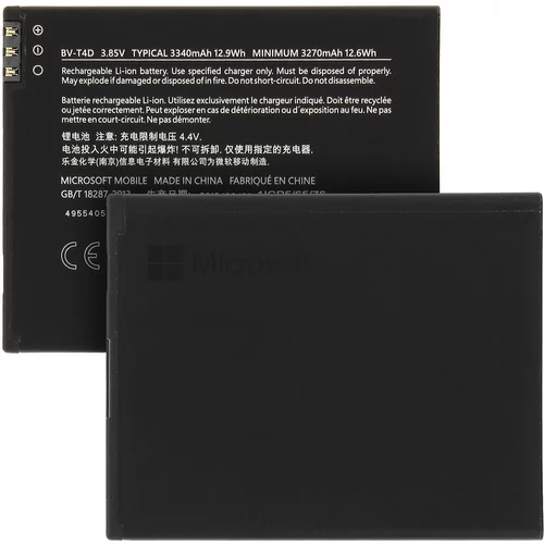 Microsoft Baterija za Lumia 950 XL, BV-T4D 3340mAh nadomestna baterija, (20524256)