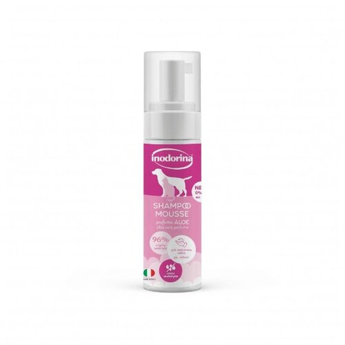 Inodorina Mousse &amp;scaron;ampon za suvo pranje pasa sa aloe verom, 250 ml Slike