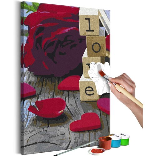  Slika za samostalno slikanje - Love Blocks 40x60 Cijene