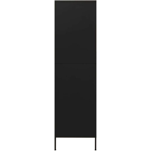 VidaXL ormar crni 90 x 50 x 180 cm čelični Slike