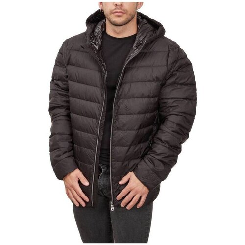 Geox Pla&amp;scaron;či DERECK HOOD JACKET Črna Slike