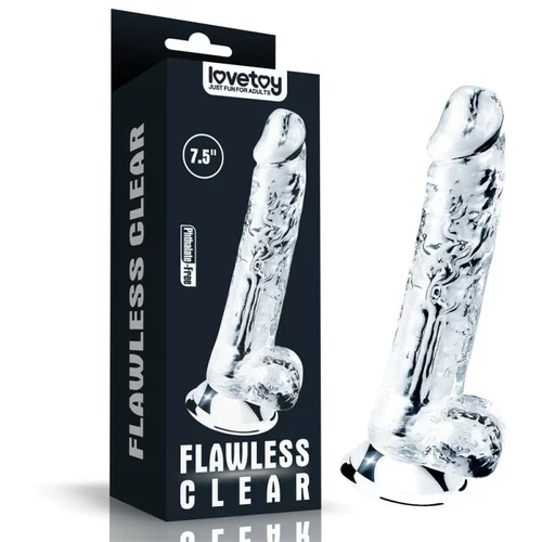 Lovetoy Flawless Clear Dildo 7.5"