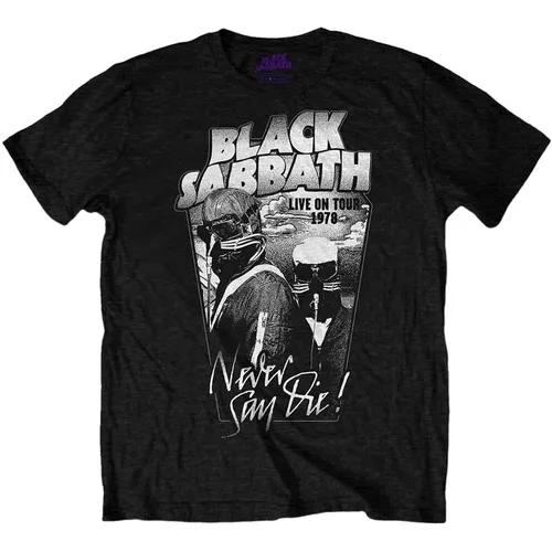 Black Sabbath Majica Never Say Die Unisex Black L