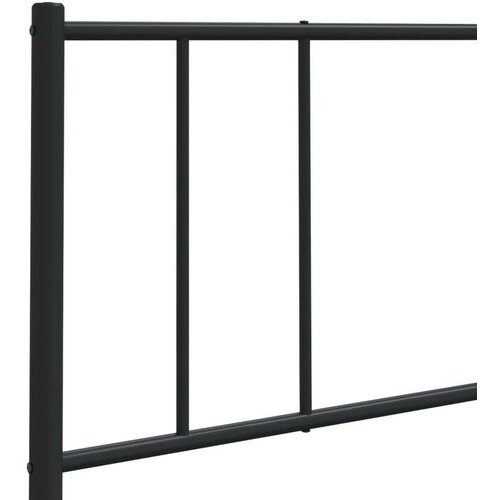  Metalno uzglavlje crno 90 cm Slike
