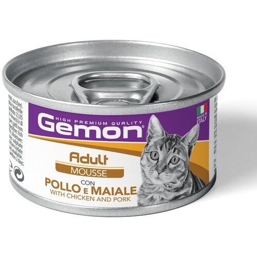 Monge Gemon konzerva za mačke Cat mousse - Piletina i svinjetina 85g Cene