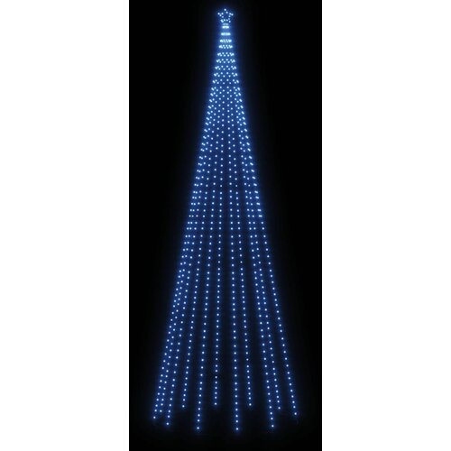  Stožasto božićno drvce plavo 732 LED žarulje 160 x 500 cm Slike