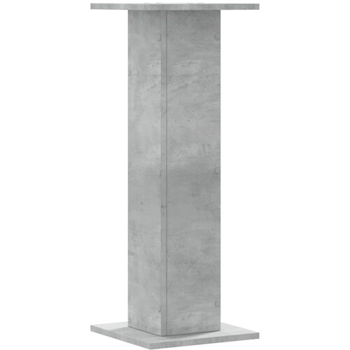  Stalci za biljke 2 kom siva boja betona 30x30x80 cm drveni Slike