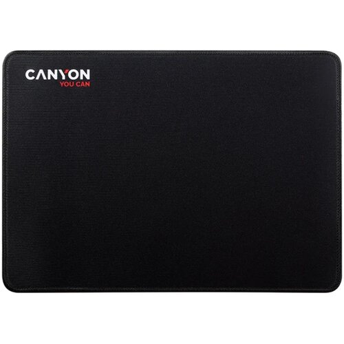 Canyon MP-4, Mouse pad,350X250X3MM,Multipandex,fully black with our logo (non gaming),blister cardboard Cijene