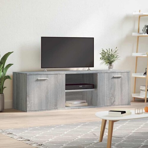 TV ormarić siva boja hrasta 120 x 34 x 37 cm konstruirano drvo Cene