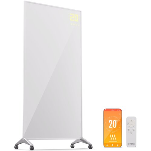 Klarstein Wonderwall Smart Bornholm, infracrvena grijalica, 60 x 120 cm, 1200 W, aplikacija Slike