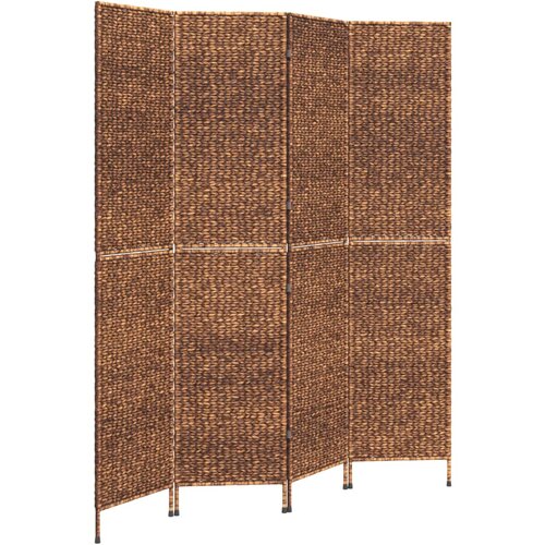 Maison Chic Paravan - Sobne pregrade s 4 paneli rjav 163x180 cm vodna hijacinta, (22111484) Cene