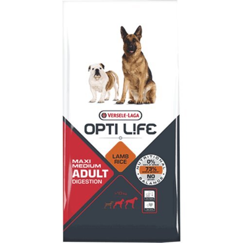 Opti Life Medium & Maxi Adult Digestion, 12.5 kg Slike
